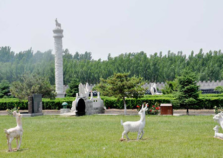  公墓环境